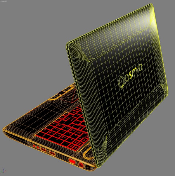 3ds max notebook toshiba qosmio x500 - Notebook TOSHIBA Qosmio X500.MAX... by 3DLocker